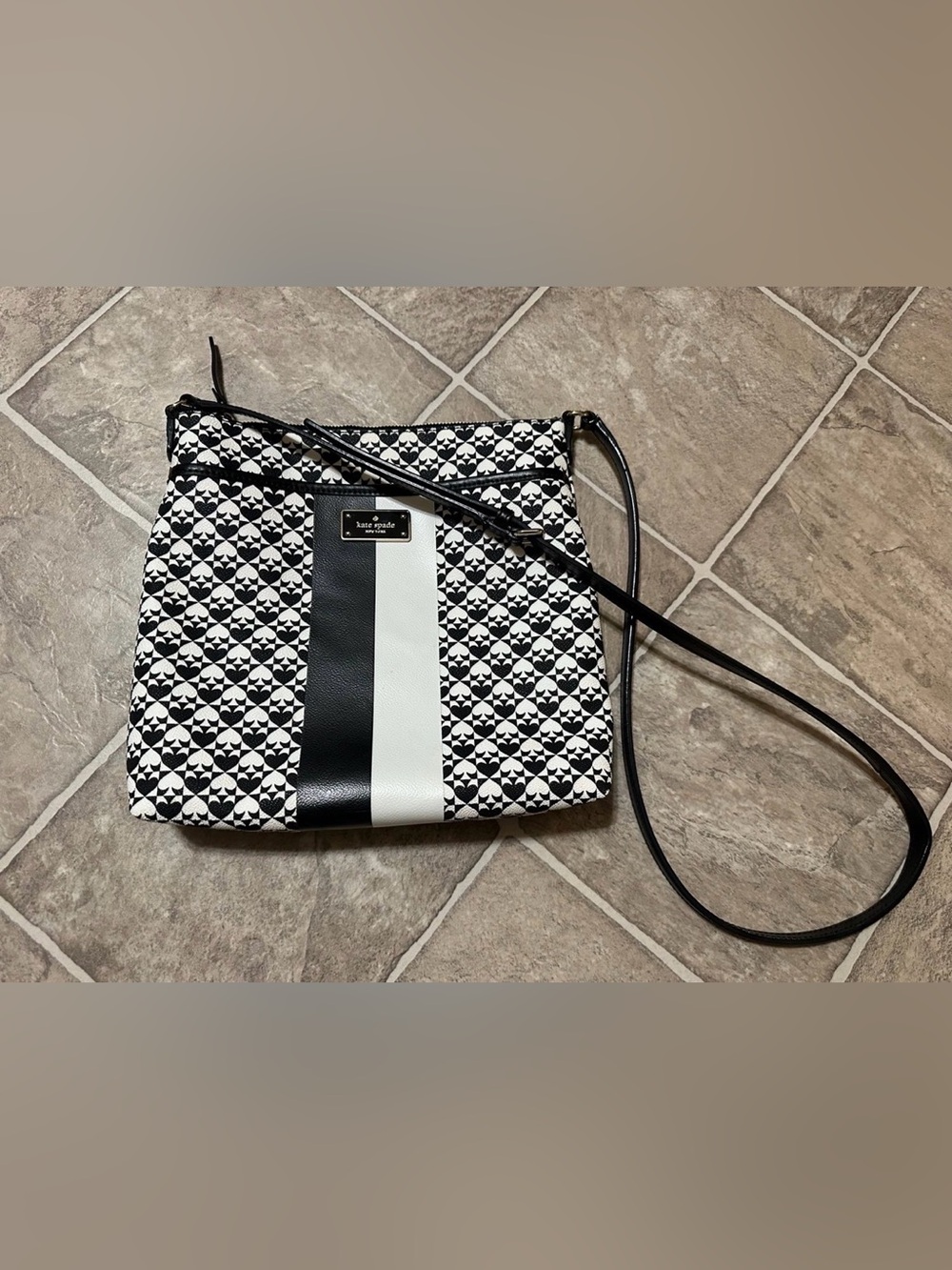 kate spade Black & White Crossbody Bag